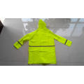 Hi Visibility  PVC Raincoat with Hood